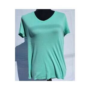 bcg Mint Green Short Sleeve Shirt Women's Large